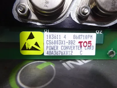 Fisher 48A3676X012 Provox Calibrator Power Converter Card Rev. C Used