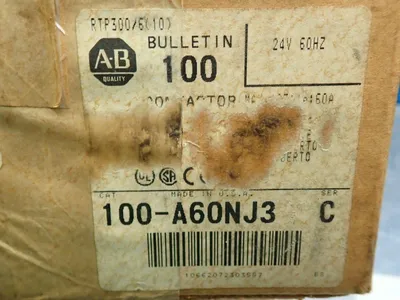 New | in-Stock ALLEN BRADLEY 100A60NJ3 PLC Contactors | HGR 24 #753183