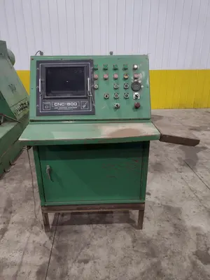 16 STAND X 4" x 36" WIDE R-PANEL ASC ROLLFORMER LINE WITH REEL & CUT OFF, BECK CONTROLS: STOCK #21176