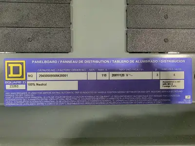 USED SQUARE D NQ 29450009508420001