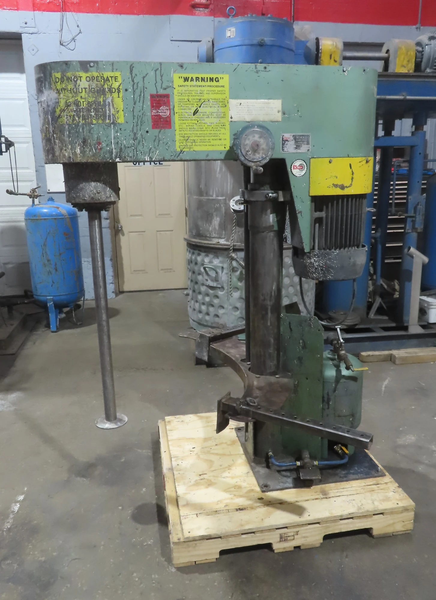 used 20 hp Schold High Speed Disperser, variable speed