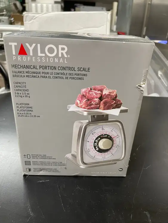 New | in-Stock Taylor Old Stock Taylor TS5 5 lb. Mechanical Portion Control Scale - TH2 Food Scales Illinois US | Falcon Restaurant Supply #1374971