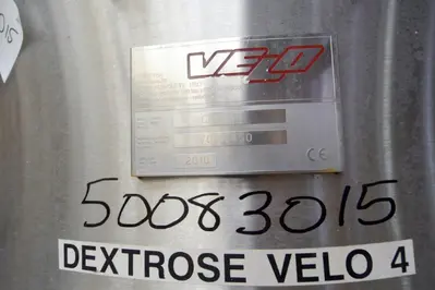 Velo S.P.A. Vertical Leaf &amp; Tank Filter, Model CFV35, Stainless Steel