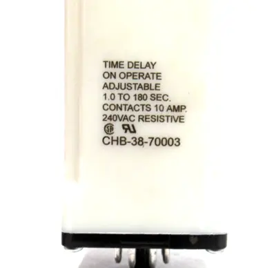 NEW POTTER & BRUMFIELD CHB-38-70003 TIME DELAY RELAY