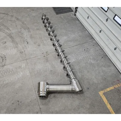 Surplus Hosokawa DBX Nauta Conical Mixer Cantilever Arm & Mixing Screw [PART]