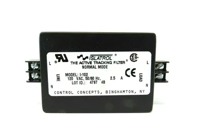 NEW CONTROL CONCEPTS I-102 ACTIVE TRACKING FILTER I102