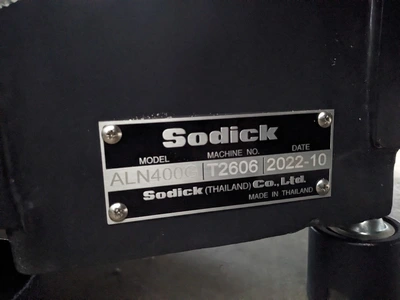 2022 SODICK ALN400G with only 60 Hours! Wire EDM | Elevation Machine (8)