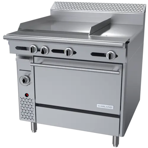 Garland C36-3R 36" Gas Range w/ Hot Top/Griddle & Standard Oven, Natural Gas