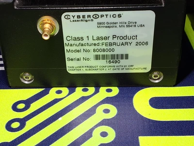 CYBEROPTICS LASERALIGN 8008000 CLASS 1 LASER SENSOR