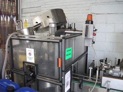 1.5L S/S Microbloc Filler/56 mm Dia Capper /120 mm Vertical Labeller