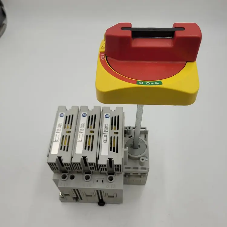 Used ALLEN BRADLEY ALLEN BRADLEY DISCONNECT SWITCH 194R-J30-1753 SER A CLASS J HRCI-J 30A & 194R-HS4E Disconnects | ND Industrial Surplus #1216531