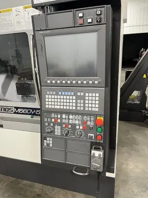 OKUMA GENOS M560V-5AX Vertical Machining Centers | Tight Tolerance Machinery (3)