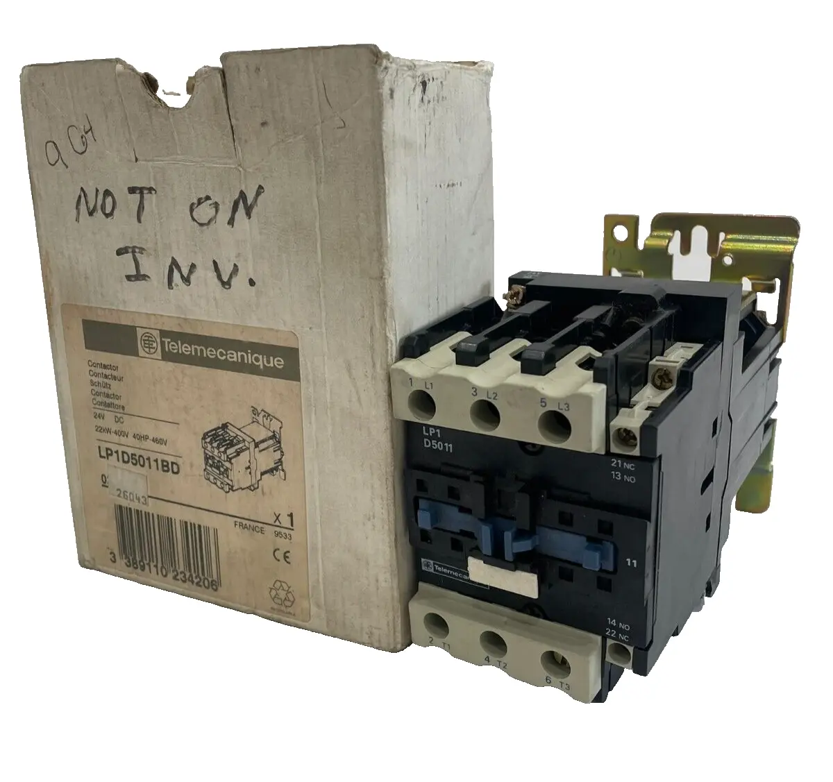 NEW TELEMECANIQUE LP1-D5011 CONTACTOR LP1D5011BD