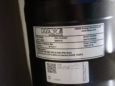 Used 2022 HAWE HYDRAULIK _UNKNOWN_ Pumps Ohio US | HGR 24 #1144869