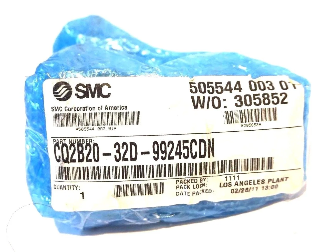NEW SMC SMC CQ2B20-32D-99245CDN COMPACT CYLINDER CQ2B2032D CQ2B2032D99245