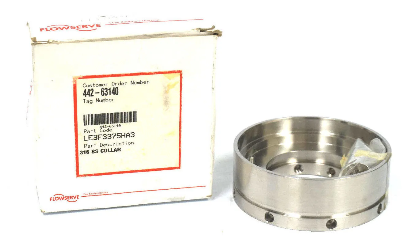 NEW FLOWSERVE DURAMETALLIC LE3F3375HA3 316 SS COLLAR