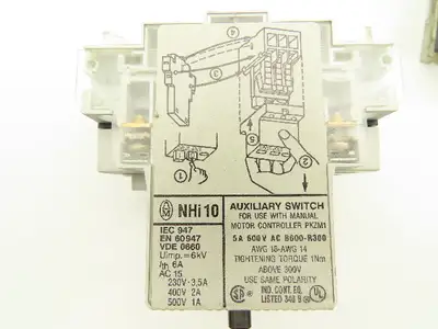 Klockner Moeller PKZM 1-0,6 Manual Motor Starter 1/2 HP 660V 3Ph Lot Of 9