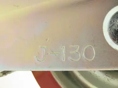 J-130 Caster Wheel 130x36 Polyurethane Locking Swivel Lot of 4