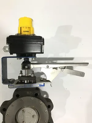 Jamesbury 815L112236TT 4” Wafer-Sphere Valve