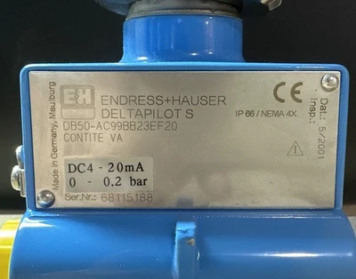 NEW Endress Hausser DB50-AC99BB23EF20