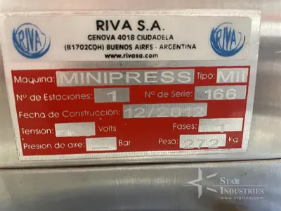 USED 2012 RIVA MINI PRESS MLL