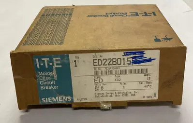 Used SIEMENS ED22B015 Miscellaneous Equipment (Electrical & Power) | Surplus Asset Holdings #1196197