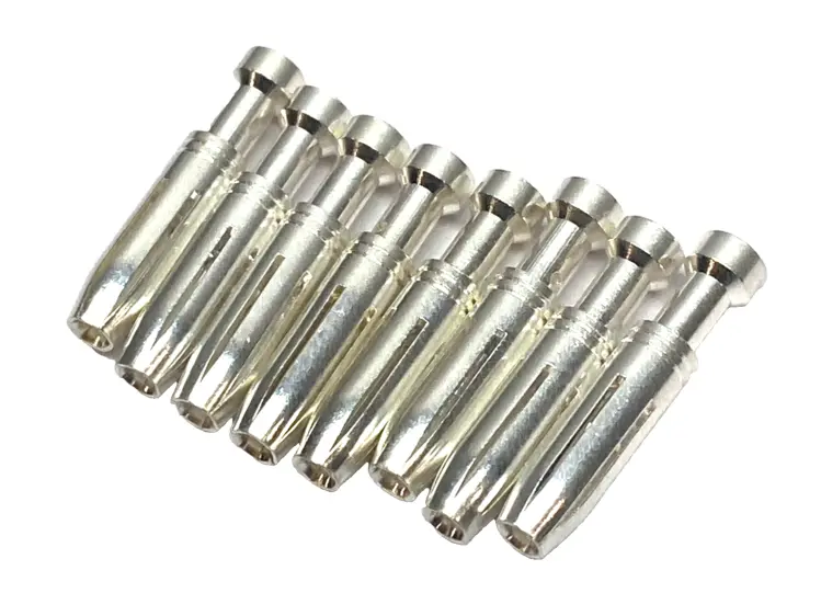New | in-Stock HARTING Han E Female Crimp Contact 16AWG 1.5mm² Silver LOT OF 8 Contact Blocks Michigan US | Maverick Industrial Sales #1390982
