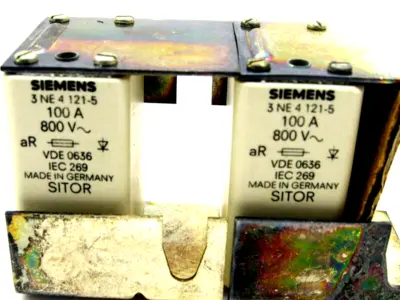 NEW 2 PCS. SIEMENS 3NE4121-5 SEMICONDUCTOR FUSE 3NE41215