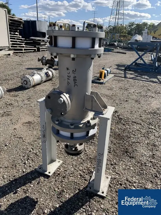 Used USF Filtration & Separations Group 8" USF Filtration Filter, S/S & PFA Lined, 150# Inline Basket Filters Ohio US | Federal Equipment Company #130978