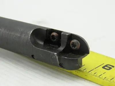Lumco 0.75 1.00 6.00 4 3/4" Ballnose 2 Flute Indexing Carbide Cutter 1" Shank