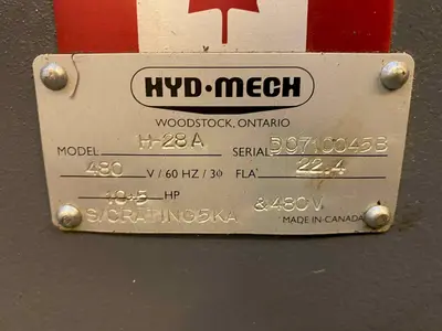 USED 2010 HYD-MECH H-28A