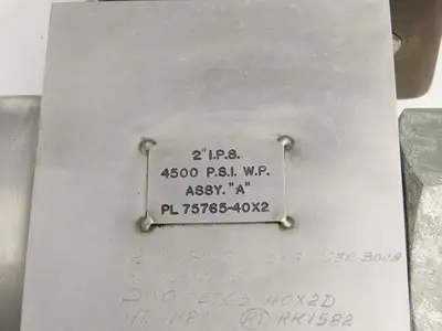 PJ Valves PL75765-40x2 High Pressure Ball Valve Hand Wheel Gear Box Bleed-Off 2"