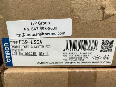 Used OMRON CORPORATION F39LSGA Photoelectric Sensors Ohio US | HGR 24 #1545308