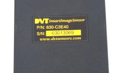 USED DVT 630-C3E40 CAMERA SENSOR 640X480 W/ NAVITAR 8MM CCTV F1.3 LENS