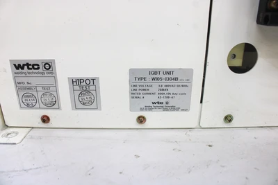 Welding Technology Corp. WI05-I304B IGBT Power Unit