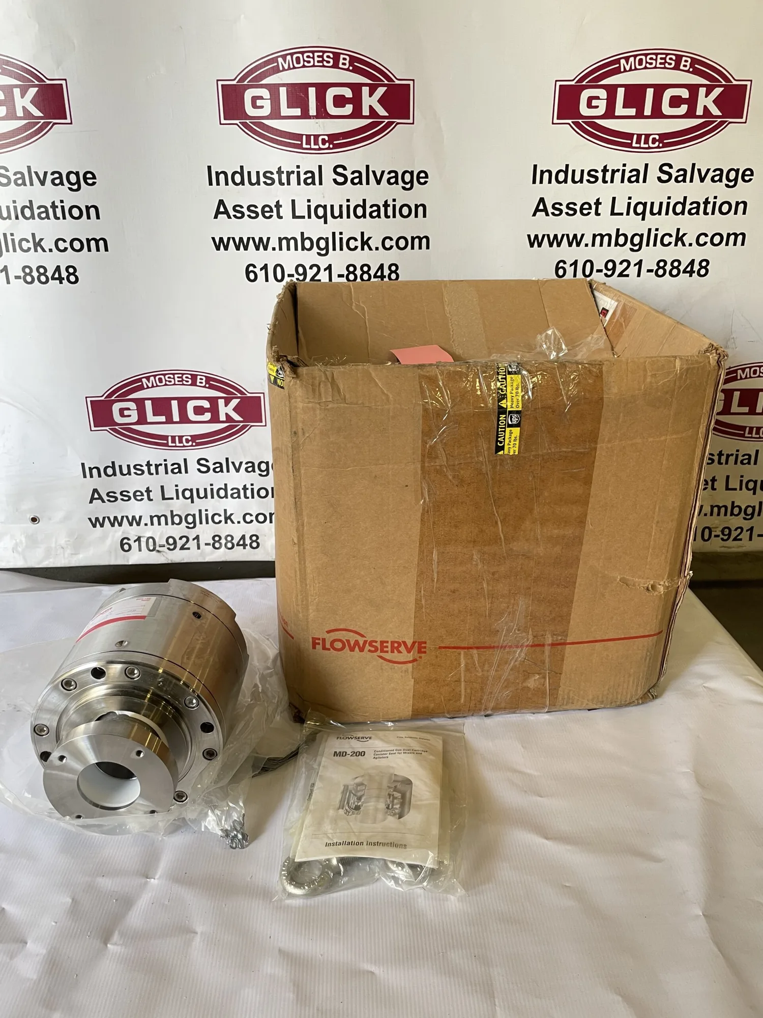 Flowserve MD-200 Conditioned Gas Dual Cartridge Pump Canister Seal -NIB