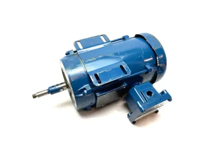 USED BALDOR EXPLOSION POOF ELECTRIC MOTOR 1/0.75HP 3450/2885RPM