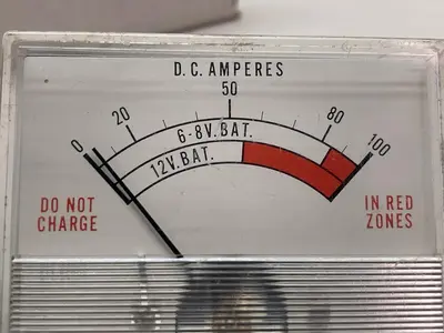 USED DC AMPERES 0-100A