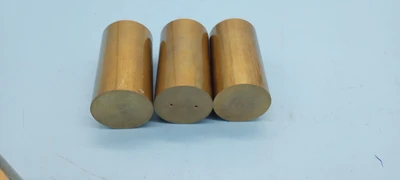 (LOT OF 7) BRASS TEST SET ACCESSORIES  1.5 LB EACH