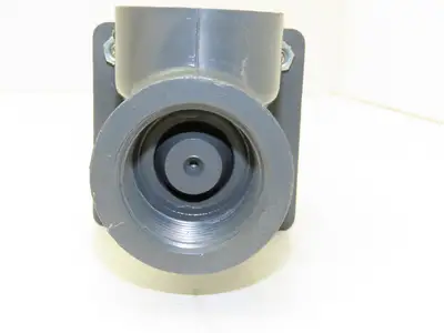Plast-o-matic DS125V-NC 1 1/4" Shutoff Valve Spring Return NC Pneumatic Powered