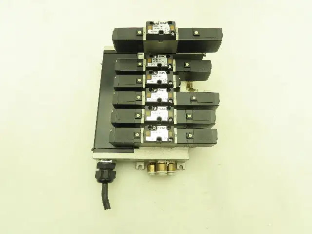 SMC VV5FS2 Plug-In 6-Station Manifold Control Unit VFS2000 Solenoid Valve Bank