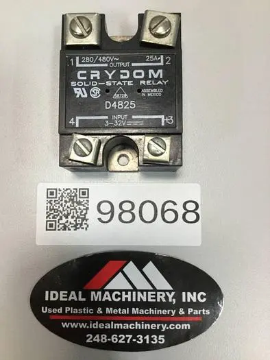 Used CRYDOM D4825 Relays & Switches Michigan US | Ideal Machinery #707641