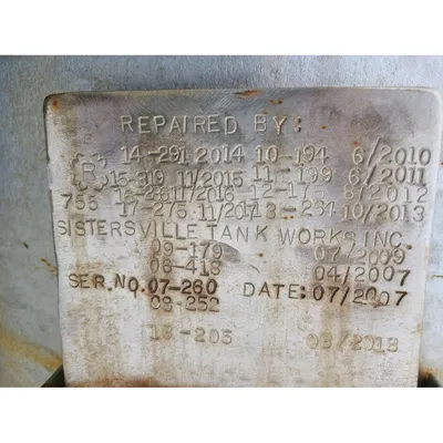 Used Ametek Whitlock 24" Dia X 10'-6" Chlorine / Helium Gas Vaporizer Exchanger