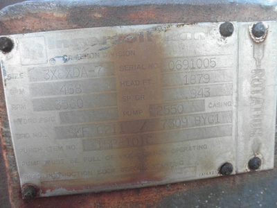 USED INGERSOLL RAND 3X8DA-7