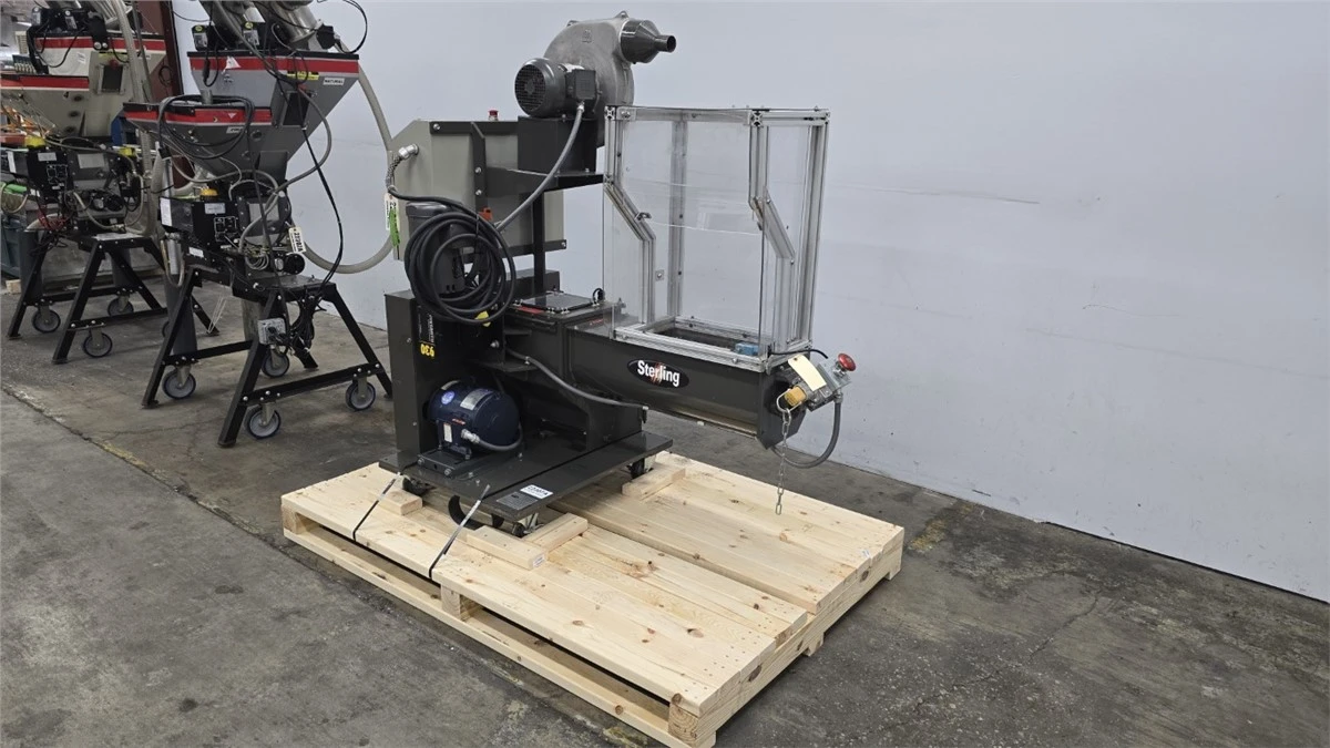 8" x 12" Ball & Jewell Sterling Auger Granulator, Model HAF812, 5 HP