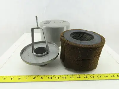 Air-Tran Intake Filter Silencer 2"NPT 7-3/4"" OD