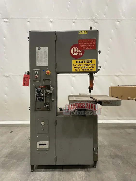 Used 1980 GROB 4V-18 Vertical Band Saws Michigan US | Vander Ziel Machinery Sales #480514
