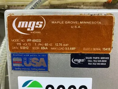 USED 2012 MGS MACHINES IPP-490DD