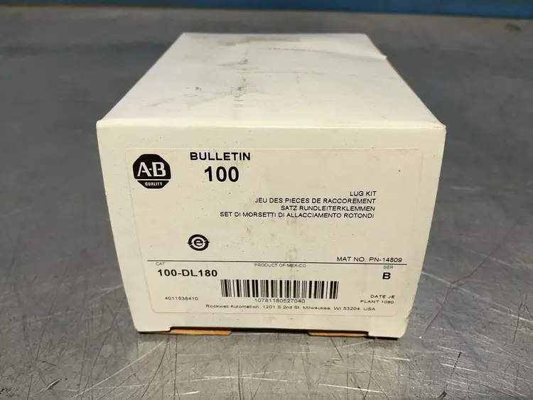 New | in-Stock ALLENBRADLEY 100DL180 Motor Control Parts Ohio US | HGR 24 #1545317
