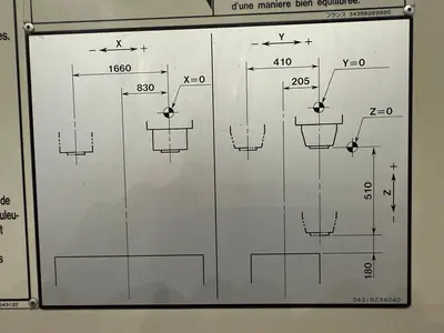 USED MAZAK VTC-41 L X: 1660 - Y: 410 - Z: 510 MM CNC